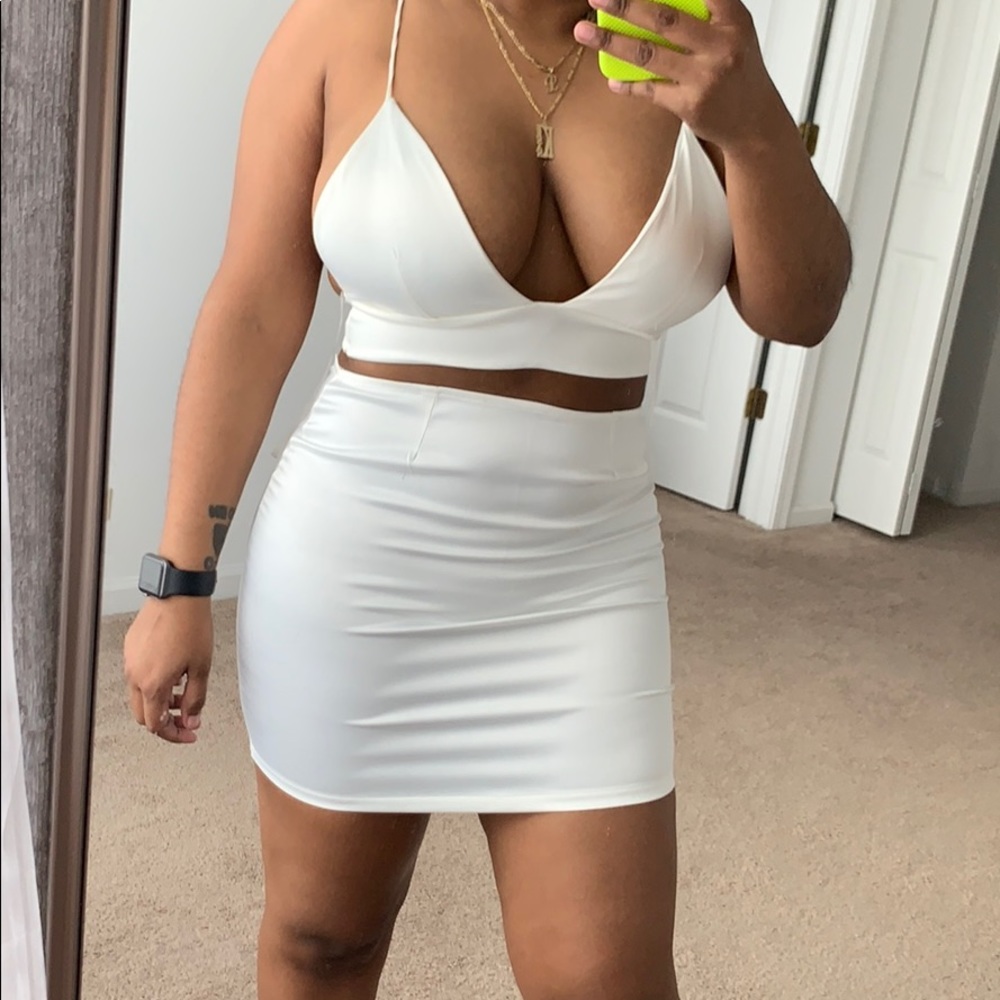 White two piece